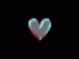Gif animé coeur fumant